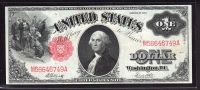 Fr.38, 1917 $1 Legal Tender, Red Seal, Choice XF, M56646749A